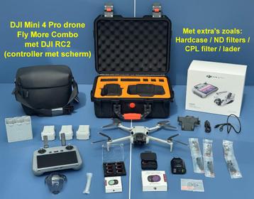 DJI Mini 4 Pro FMC + ND filters + hardcase + extra's i.z.g.s beschikbaar voor biedingen