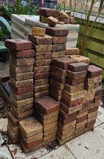 Gratis af te halen 90 Kobbelstones 15x15x5,5cm, +/- 1,5m2, Tuin en Terras, Ophalen, Gebruikt, Klinkers, Minder dan 5 m²