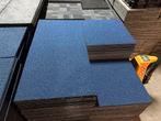Tapijttegels blauw 50x50 cm, Ophalen, Q, Blauw, 75 m² of meer