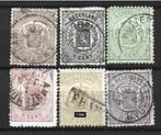 Nederland nvph 13-18 Gebruikt, Postzegels en Munten, Postzegels | Nederland, T/m 1940, Verzenden, Gestempeld