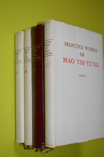 Selected Works of Mao Tse Tung -Volume 1 t/m IV 1e druk beschikbaar voor biedingen