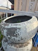 Grote kunstof bloempot, Ophalen of Verzenden, Zo goed als nieuw, Rond, Kunststof