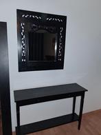 Zwarte Spiegel., Huis en Inrichting, Ophalen of Verzenden, Zo goed als nieuw, Rechthoekig, Minder dan 100 cm