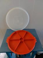 Vintage Tupperware Oranje Snackschaal Partyschaal Zgan, Ophalen of Verzenden, Zo goed als nieuw, Oranje