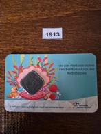 Coincard Vierkante Stuiver (1913)., Postzegels en Munten, Munten | Nederland, Ophalen of Verzenden, Koningin Wilhelmina, 5 cent