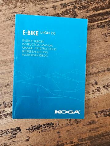 Handleiding Koga E-Bike li-ion 2.0 beschikbaar voor biedingen