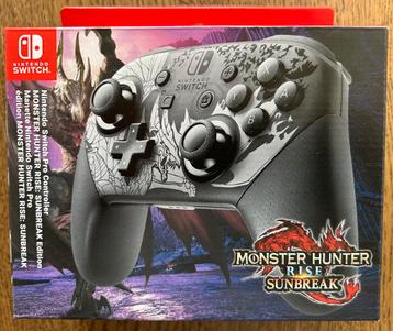 Nieuwe Nintendo Switch Pro Controller Monster Hunter Rise beschikbaar voor biedingen
