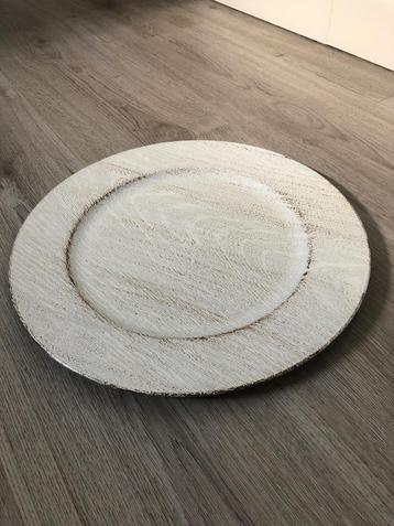Nieuw rond plateau decoratie / onderbord beschikbaar voor biedingen
