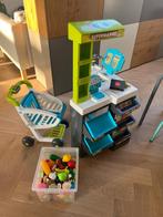 Smoby winkeltje met winkelwagen en accessoires, Kinderen en Baby's, Speelgoed | Overig, Ophalen, Zo goed als nieuw, Jongen of Meisje