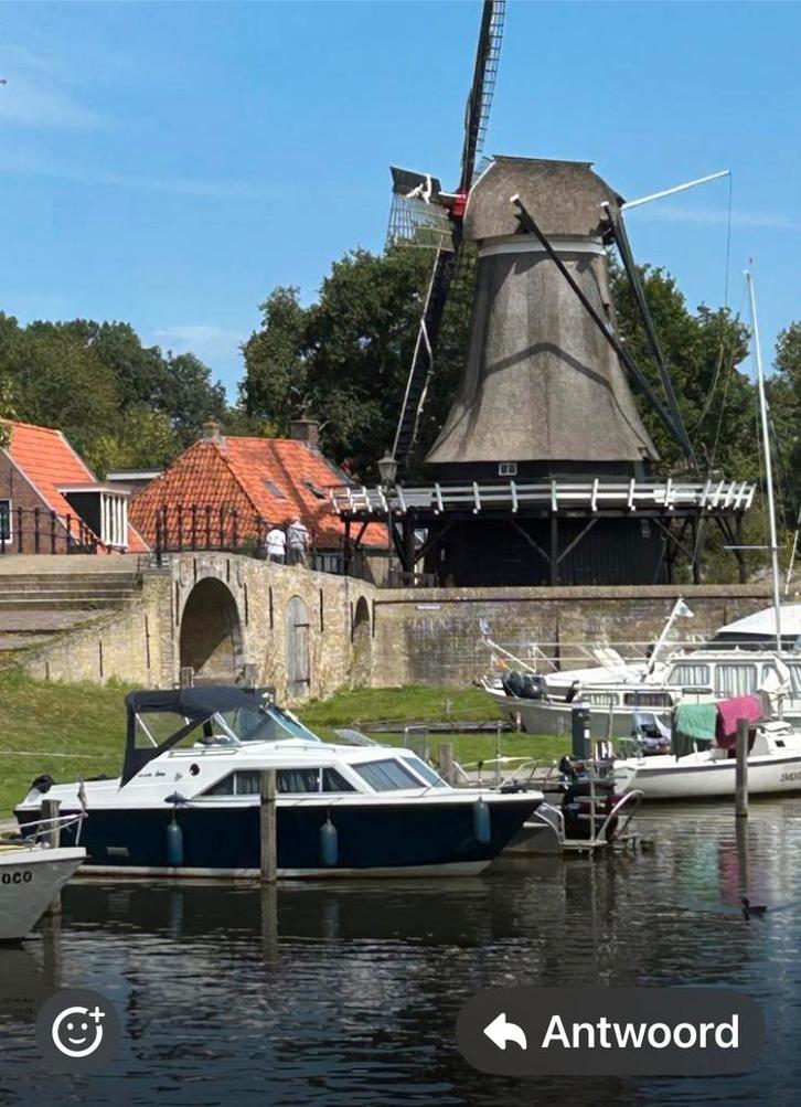 Mooie boot te koop polaris beta met boegschroef, Watersport en Boten, Motorboten en Motorjachten, Zo goed als nieuw, Polyester