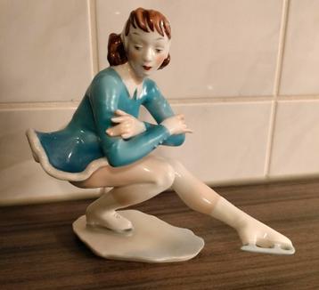 Hutschenreuther Kunstschaatster Beeldje - Hans Achtziger beschikbaar voor biedingen