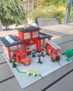 Lego Brandweerkazerne 6382 (1981) met doos, Ophalen of Verzenden, Gebruikt, Complete set, Lego