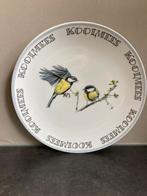 Bordje met koolmezen - Hollandse vogels, Verzenden, Zo goed als nieuw, Bord(en), Overige stijlen