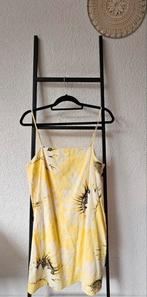 Zonnebloemen jurk geel H&M, maat M, Maat 38/40 (M), H&M, Geel, Ophalen of Verzenden
