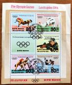 Blok Pre-Olympic Games Los Angeles 1984, Postzegels en Munten, Verzenden, Overige landen, Gestempeld