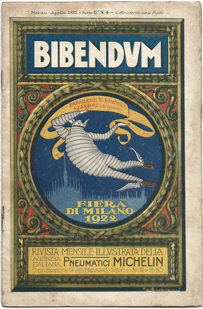 Michelin Bibendum 1922 tijdschrift brochure band banden, Boeken, Auto's | Folders en Tijdschriften, Zo goed als nieuw, Overige merken