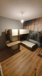 Stapel bed, Huis en Inrichting, Slaapkamer | Bedden, 90 cm, Eenpersoons, Wit, Zo goed als nieuw