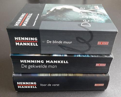3 thrillers van Henning Mankell - o.a. Voor de vorst, Boeken, Thrillers, Gelezen, Scandinavië, Ophalen of Verzenden
