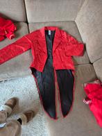 Carnavals jasje rood glitter medium dames, Ophalen of Verzenden, Zo goed als nieuw, Meisje