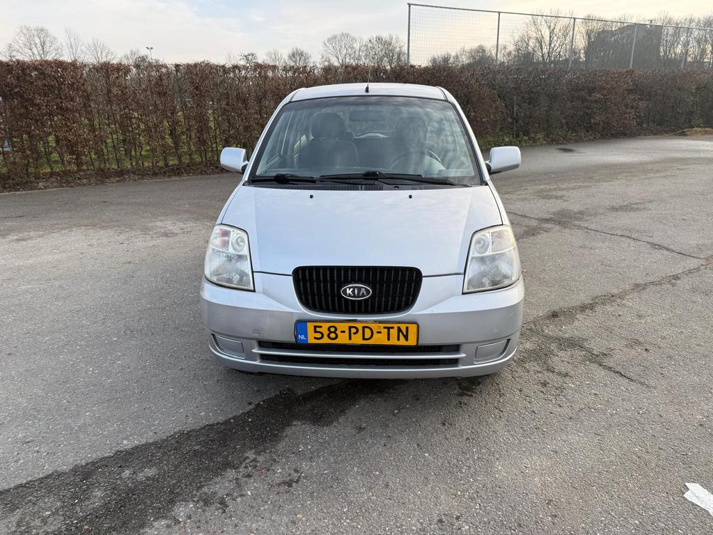 Kia Picanto 1.1 48KW 2004 Grijs, Auto's, Kia, Particulier, Picanto, ABS, Airbags, Android Auto, Bluetooth, Boordcomputer, Centrale vergrendeling