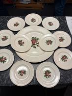 Wedgwood gebakstel Moss rose, Antiek en Kunst, Ophalen of Verzenden