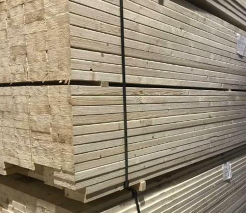 6 meter lange geschaafde en gedroogde vuren houten balken!, Doe-het-zelf en Verbouw, Hout en Planken, Nieuw, Balk, Vuren, 300 cm of meer