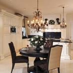 Exclusieve Maison Sucre Kroonluchter - Bruin Getint Glas, Ophalen of Verzenden, Zo goed als nieuw, Glas, Klassiek