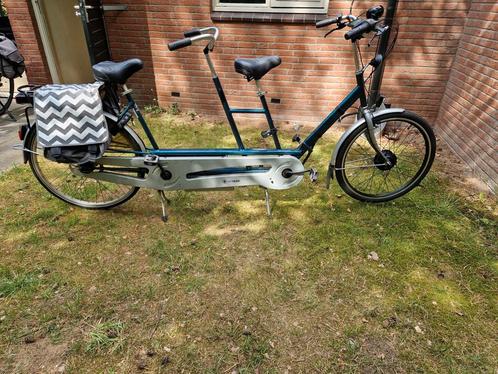 Elektrische tandem opvouwbaar/deelbaar incl. fietsendrager, Fietsen en Brommers, Fietsen | Tandems, Gebruikt, Minder dan 10 versnellingen