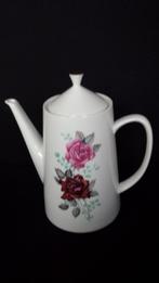 Kleine KOFFIEKAN ~ Wit Porselein met ROZEN ~ Merk EPIAG, Verzamelen, Retro, Ophalen of Verzenden, Huis en Inrichting