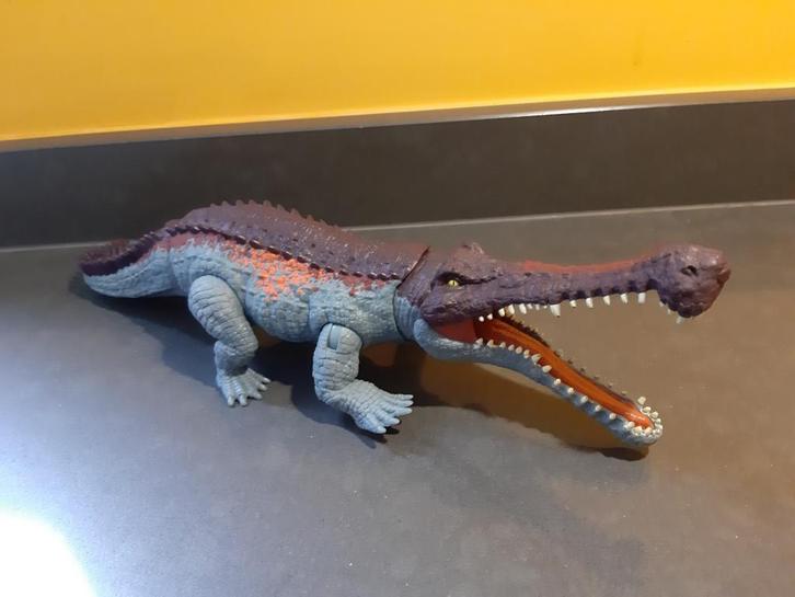 Jurassic World Massive Biters Sarcosuchus, Verzamelen, Speelgoed, Gebruikt, Ophalen of Verzenden