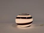 Vintage glazen tafellamp Swirl Ilu design zebra lamp glas, Gebruikt, ., Ophalen of Verzenden, Glas