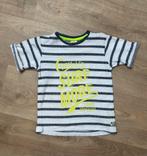 Wit gestreept shirt - Sturdy - 116, Ophalen of Verzenden, Zo goed als nieuw, Jongen, Shirt of Longsleeve