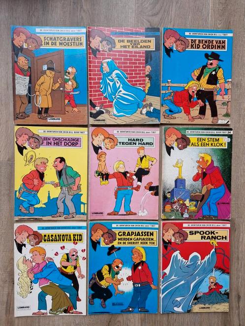 Chick Bill  ,  diverse titels, Boeken, Stripboeken, Gelezen, Meerdere stripboeken, Ophalen of Verzenden