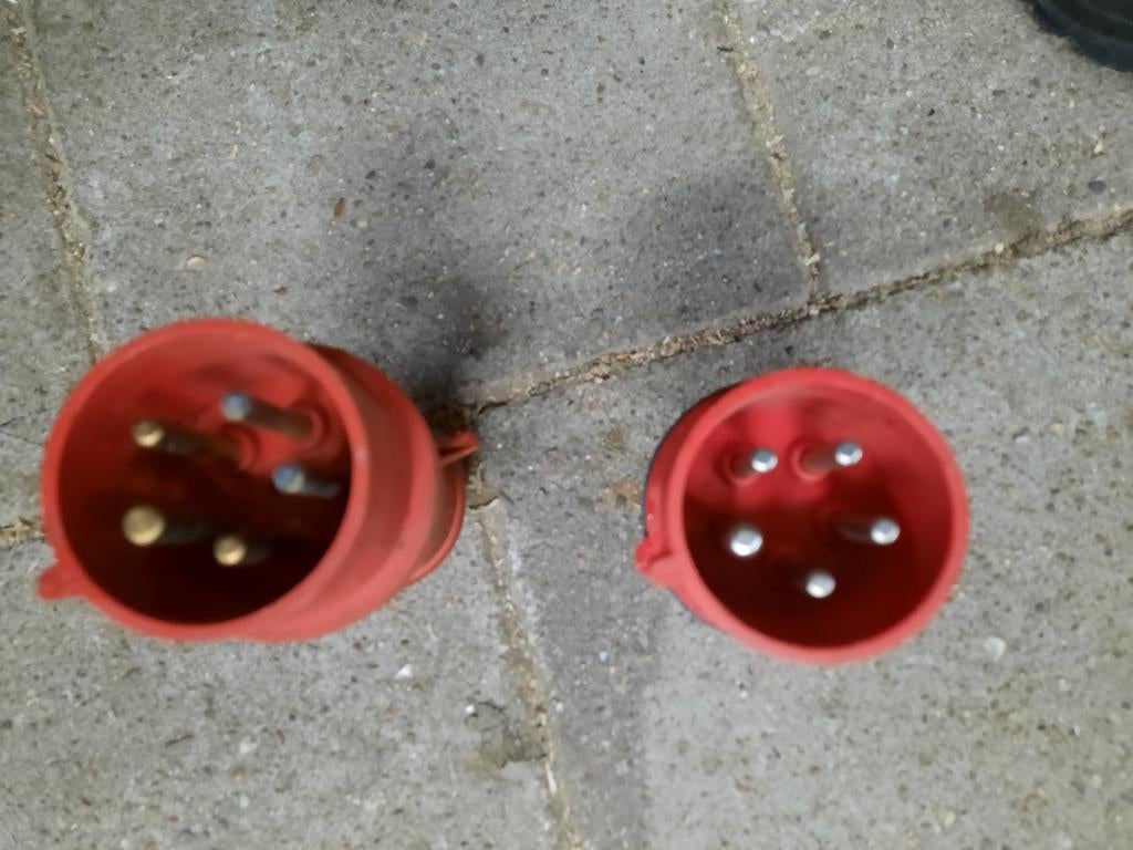 32 Ampère'Krachtstroom'Stekker'mennekes, Ophalen of Verzenden, Gebruikt