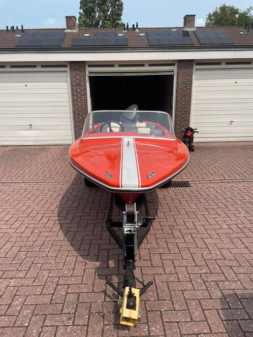 Vega speedboot, Watersport en Boten, Speedboten, Zo goed als nieuw, 3 tot 6 meter, Benzine, Minder dan 70 pk, Polyester, Buitenboordmotor
