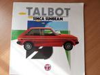 folder Talbot Sunbeam modeljaar 1980 - Nederlands, Ophalen of Verzenden, Zo goed als nieuw, Overige merken, Talbot Sunbeam