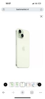 Bijna nieuw iPhone 15,  128gb, 09/2024, groen, Ophalen of Verzenden, Zo goed als nieuw