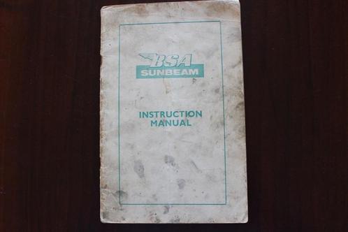 BSA Sunbeam 1960 scooter instruction manual, Motoren, Handleidingen en Instructieboekjes, Overige merken, Ophalen of Verzenden