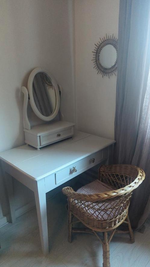 Vintage tafeltje met spiegel kinderkamer, Antiek en Kunst, Antiek | Meubels | Tafels, Ophalen