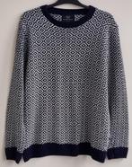 Farrell stoere marineblauwe/witte trui mt. M, Kleding | Heren, Ophalen of Verzenden, Zo goed als nieuw, Farrell, Maat 48/50 (M)