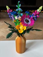 Royal Gold ribbel vaas (o.a. voor LEGO bloemen), Kunststof, Geel, Nieuw, Ophalen of Verzenden