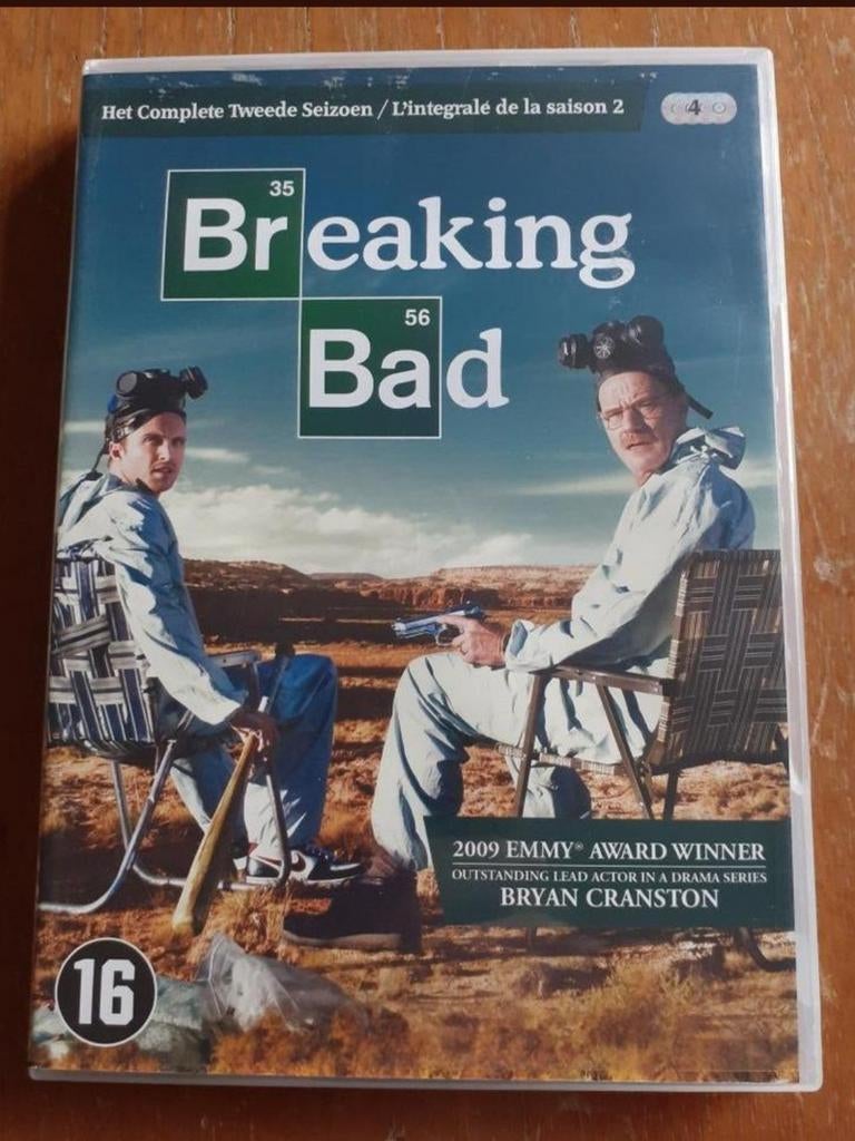 Dvd Breaking Bad serie 2, Vanaf 16 jaar, Ophalen of Verzenden, Zo goed als nieuw