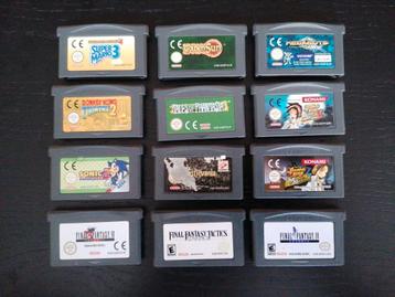 GBA (game boy advance) games  beschikbaar voor biedingen