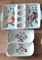 Schaal + Eierbord  (Italy), Huis en Inrichting, Keuken | Servies, Ophalen of Verzenden, Glas, Overige stijlen, Schaal of Schalen