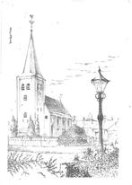 AK Wartena, Warten - Ned. Herv. Kerk, Ophalen of Verzenden, 1960 tot 1980, Ongelopen, Friesland