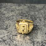 14k gouden ring heren massief model nieuw, 20 of groter, Heer, Nieuw, Ophalen of Verzenden