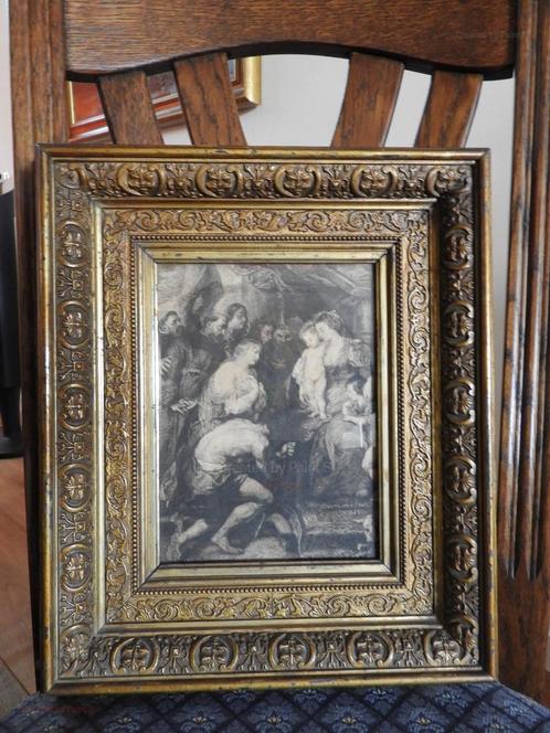 Ets W. Unger (1837-1932) - naar P.P. Rubens (1577-1640), Antiek en Kunst, Kunst | Etsen en Gravures, Ophalen of Verzenden