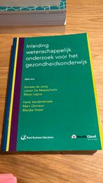 Inleiding wetenschappelijk onderzoek voor het gezondheidsond, Ophalen, Zo goed als nieuw, Anneke de Jong; Lieven de Maesschalck; Marja Legius; Henk Van...