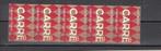 port betaald 2004 Carre TPG , strook van 5, Postzegels en Munten, Ophalen of Verzenden, Na 1940, Postfris