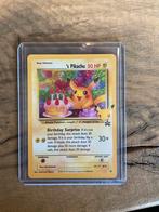Birthday Pikachu 25 Jaar Celebration Holo, Ophalen of Verzenden, Zo goed als nieuw, Losse kaart, Foil
